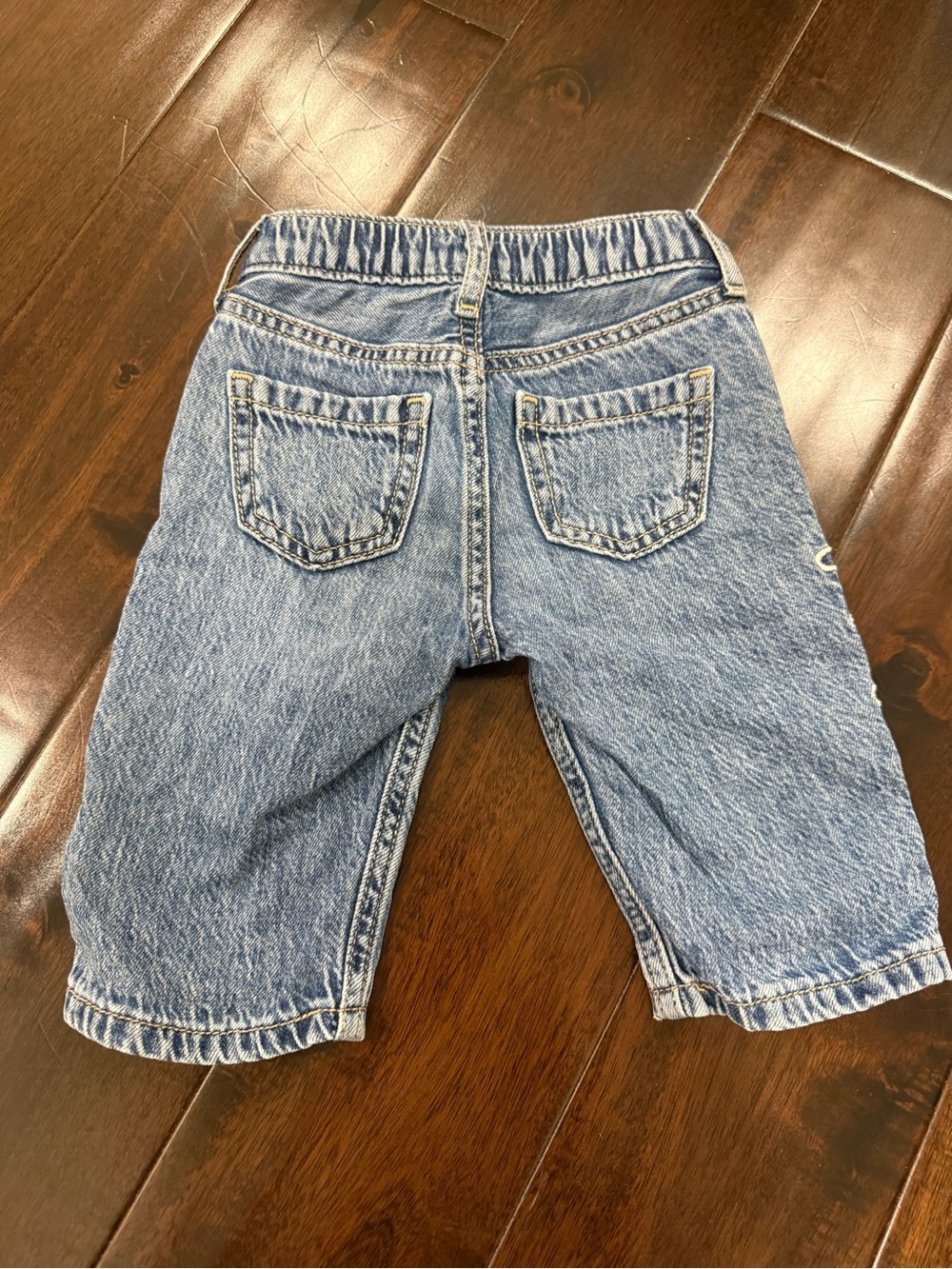 abercrombie baby blue denim with bow detail - Picture 4 of 4